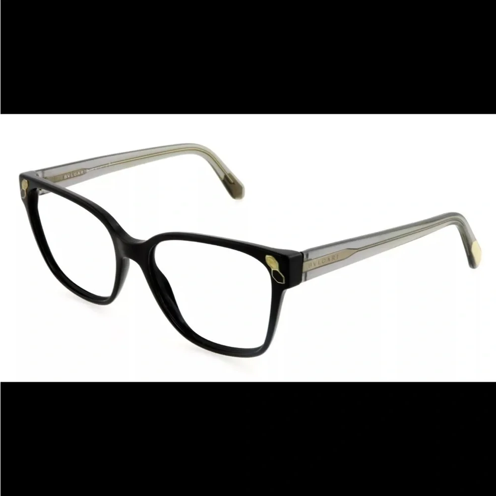 Authentic BVLGARI  4163 501 54mm Black Gold Eyeglasses prescription lenses